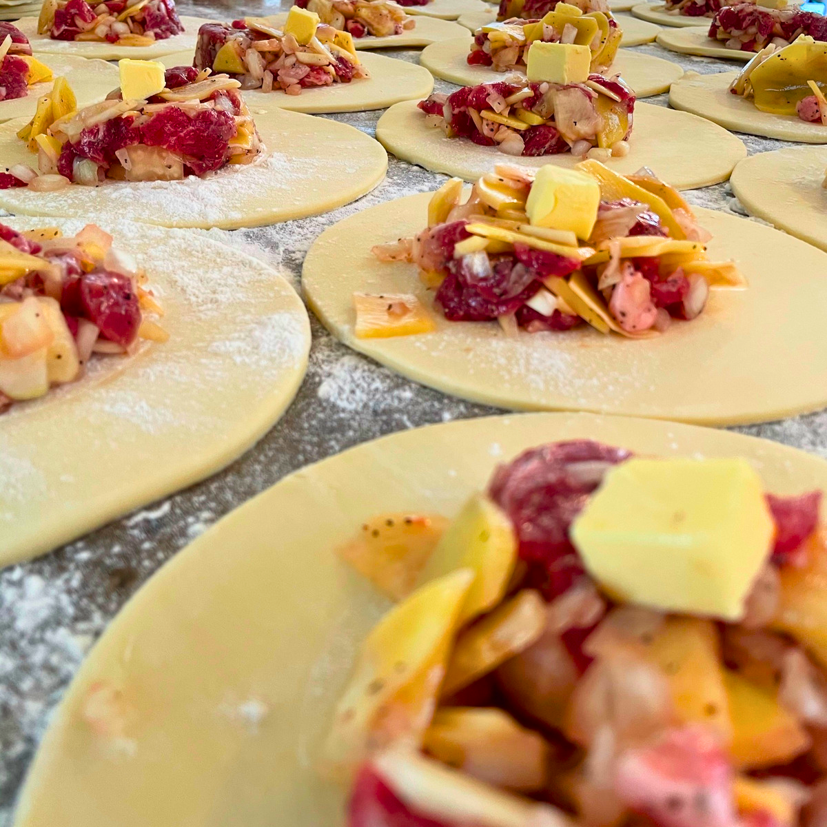 Making famous 'Ansum Pasty Co pasties