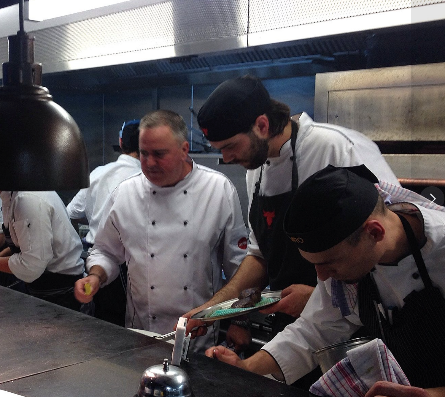 Adam Rickett with Simon Gault