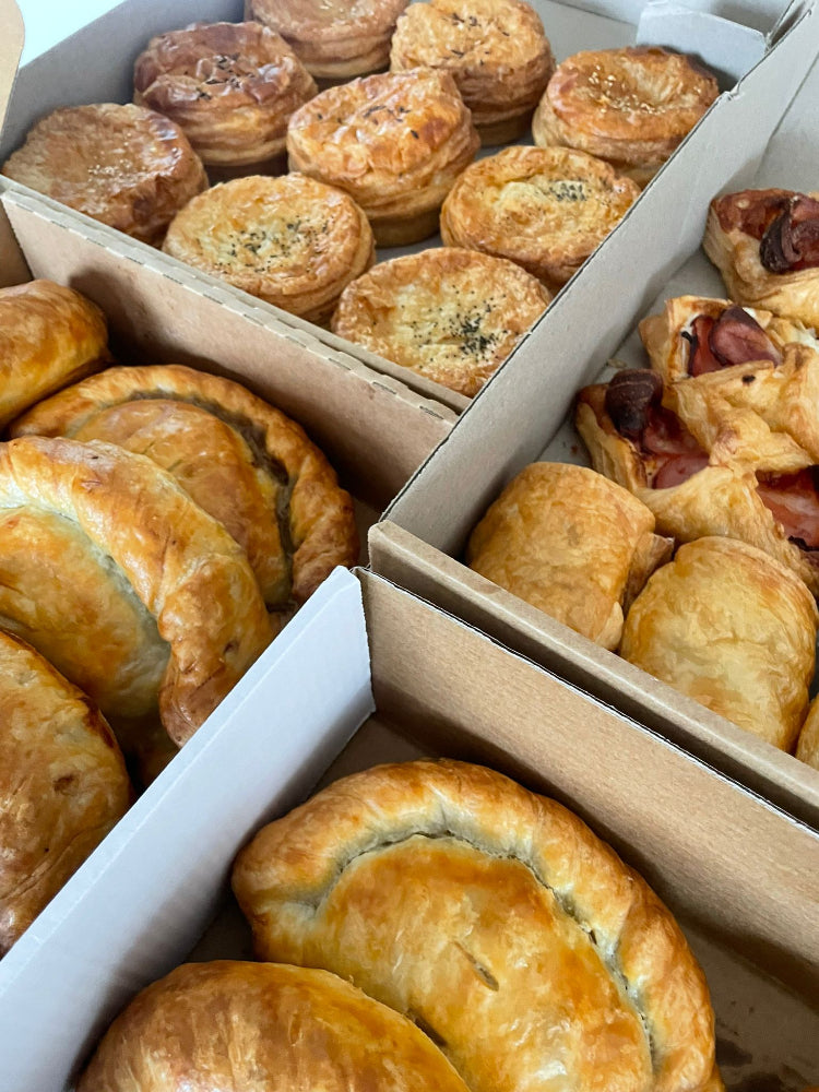 Assorted handmade pastries from Ansum Pasty Co.